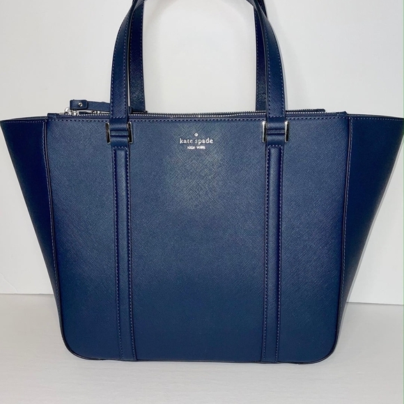 kate spade Handbags - Kate Spade Dark Blue Tote Bag